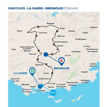 Arrivée Course cycliste Classic Var