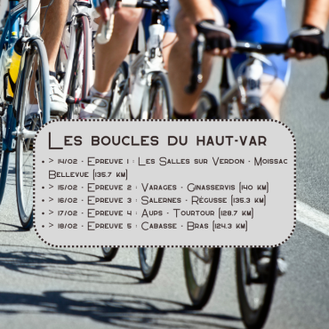 Course cycliste : Les Boucles du haut Var